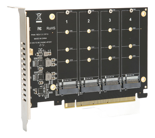 Adaptador M.2 Pcie Nvme M.2 Al Protocolo Pcie 4.0 X16 De 4 B
