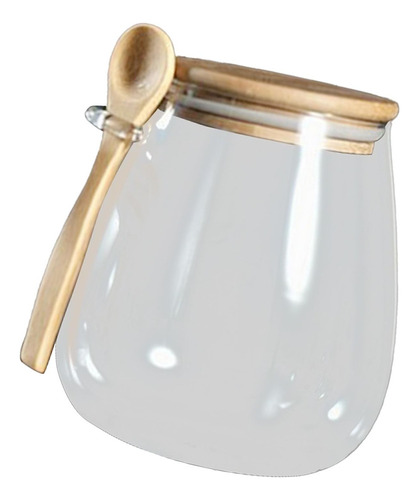 4 Frasco De Vidrio Transparente Sellado Frasco De 600 Ml