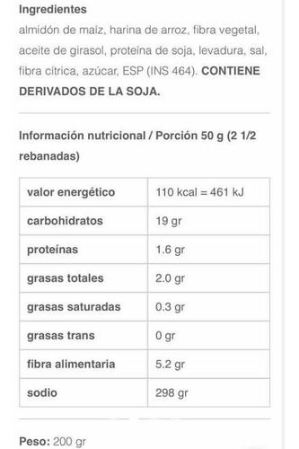Imagen 2 de 4 de Pan Lactal Schär Sin Tacc Caja Cerrada