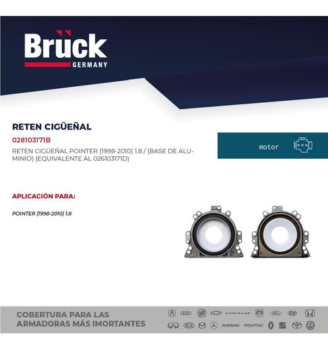 Reten Cigueñal Pointer 2009 Bruck 028103171b