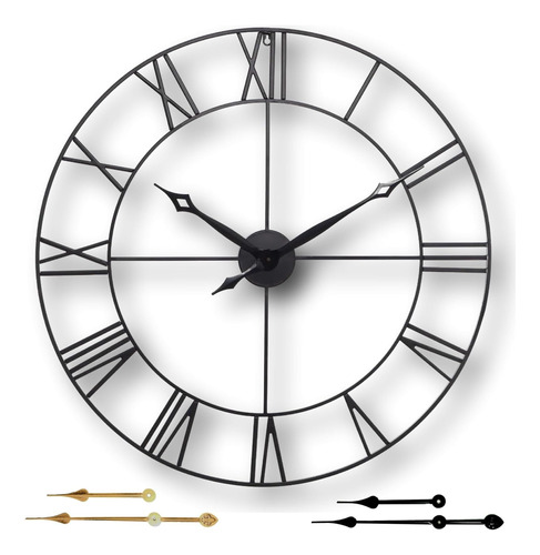 Reloj De Pared Metálico 