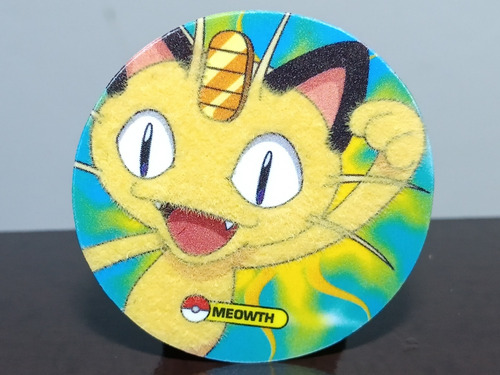 Tazo De Pokemón 4 D'peluche #189 Meowth Excelente Estado (: (Usado)