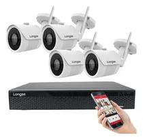 Comprar Kit De 4 Camaras De Seguridad 2mpx Wifi Exterior Infrarrojas