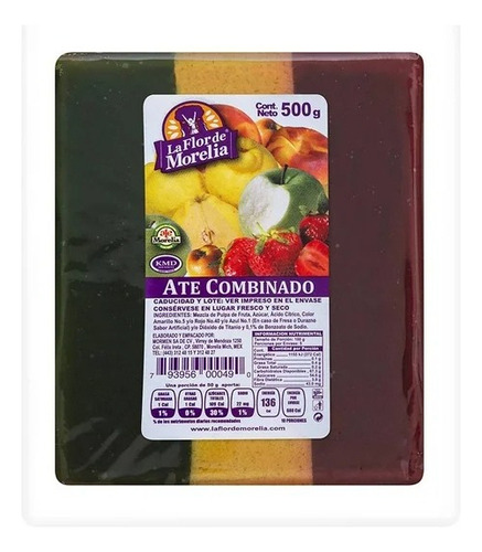 3 Pza Ate La Flor De Morelia Combinado 500 G