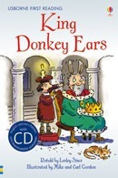 King Donkey Ears - Usborne First Reading Mauve With Cd *ou*-