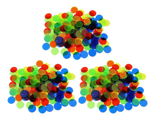 3x Bingo Chips Contadores De De Fichas Contando De Plástico