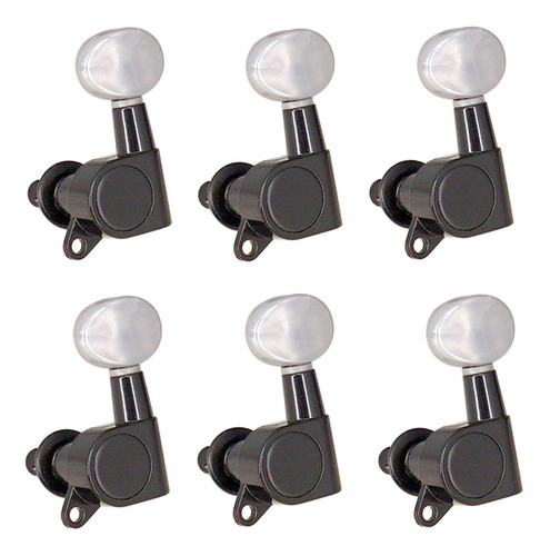 Imagen 2 de 9 de 6 Pcs Clavijas De Afinación Para Guitarra Acústica