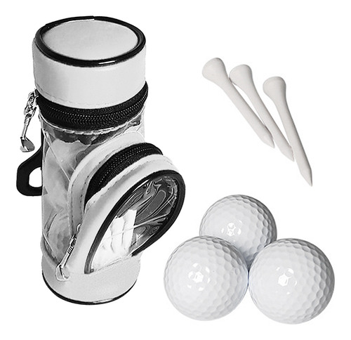 Funda De Golf Y Pelotas De Golf. Set De Soporte Con Y Camise