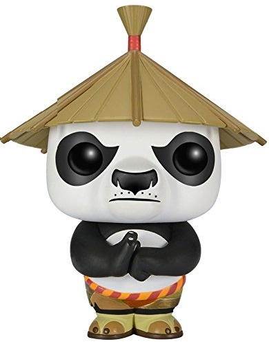 Movies: Kung Fu Panda - Po Con Sombrero Figura De Acción, Mu