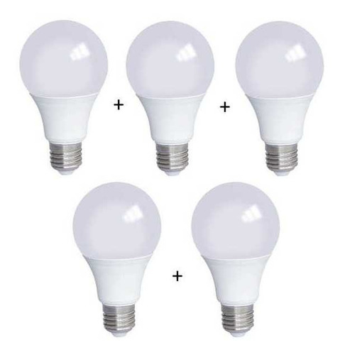 Lâmpada Led Empalux 12w 6500k 810 Lumens Kit Com 10 Fria