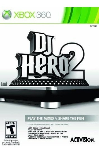 Dj Hero 2 Software - Xbox 360 (software Independiente)