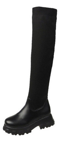 Botas Elásticas Sobre La Rodilla Botas De Nieve For Mujer