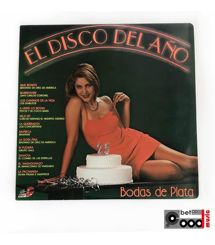 Lp Vinilo El Disco Del Año Bodas De Plata (25) - Excelente 