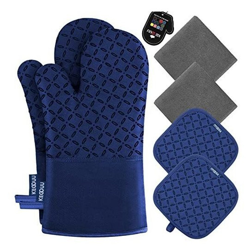 Kegouu Oven Mitts And Pot Holders 6pcs Set, Cocina 82xy R