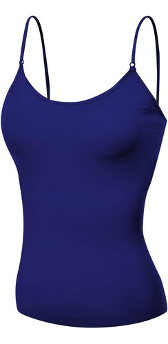 Blusa Top De Tirantes Licra Basico Para Mujer. Blusa Tirante