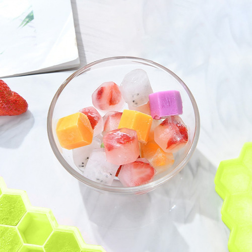 Bandeja De Hielo Con Forma De Faveolate, Recipientes Para Al