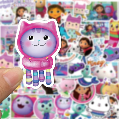 Imagen 3 de 7 de Gabby's Dollhouse - Set De 50 Stickers / Calcomanias