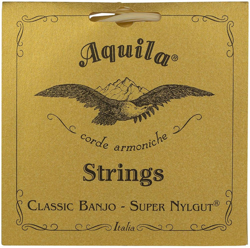 Aquila Aq-1b Gut Banjo Cuerdas, Medio