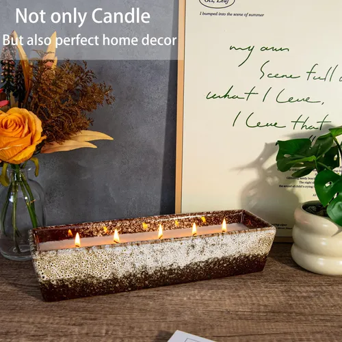 Velas Perfumadas - 5 Mechas Grandes Velas De Cítricos Para C