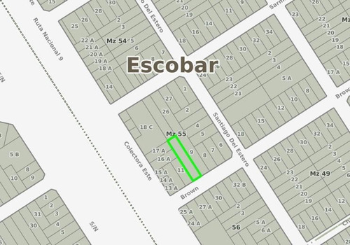 Imagen 3 de 4 de Terreno En Venta, Almirante Brown 1753 Entre Santiago Del Estero Y Colectora Este, Ing. Maschwitz