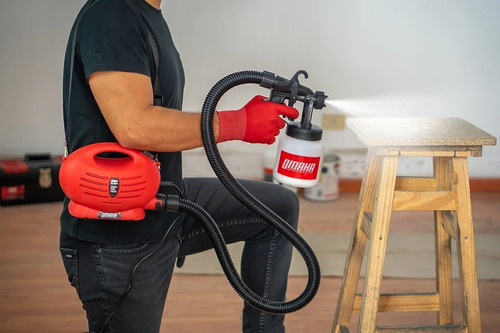 Imagen 9 de 10 de Maquina Pistola Para Pintar Latex Pintura Soplete Omaha 650w