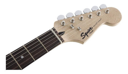 Imagen 5 de 5 de Guitarra eléctrica Squier by Fender Bullet Stratocaster HT de álamo fiesta red brillante con diapasón de laurel indio