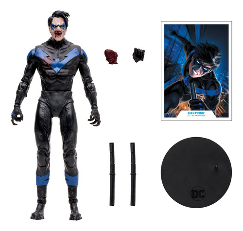 Mcfarlane Toys Dc Vs Vampiros Nightwing Gold Label