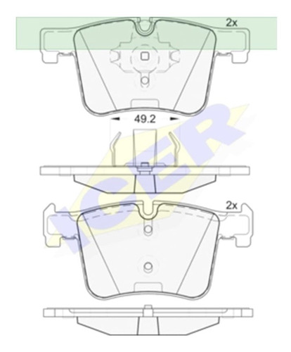 Pastilla De Freno Delantera-bmw- Bmw (brilliance)- 182020