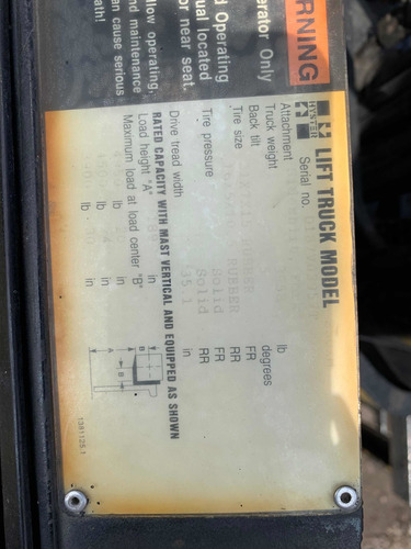 Imagen 14 de 14 de Montacargas Hyster S50xm 2009 Gas 4 Tons