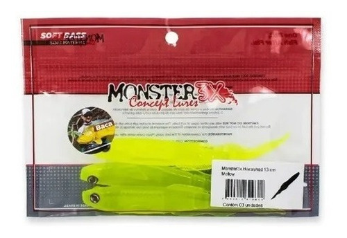 Isca Soft Monster 3x Bacashad By Fábio Baca 3 Unidade Mellow