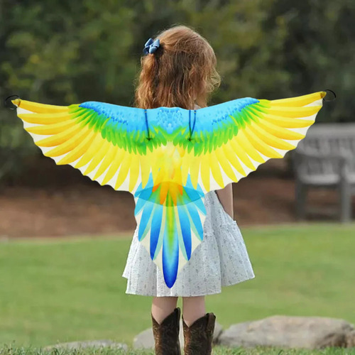 A Conjunto De Disfraz De Pájaro Para Niños, Capa De Chal