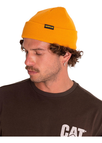 Gorro Casual Hombre Foundation Knit Hat Amarillo Cat