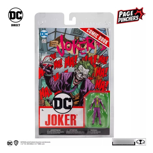 Dc Comic Book Joker Ingles Y Figura De Jokey Original