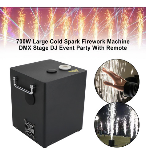 Gran Máquina De Fuegos Artificiales Cold Spark De 700 Vatios