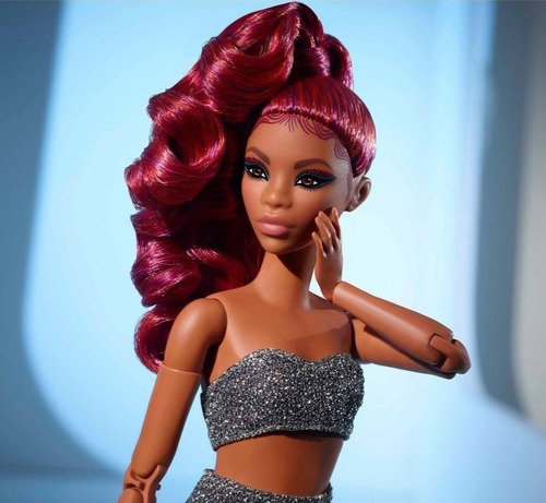 Imagem 5 de 8 de Barbie Signature Looks Petite Top Saia Brilhantes Ms