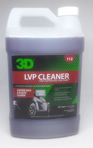 3d Lvp Cleaner 1 Gallon-  Limpiador Vinilos Cueros High Glos