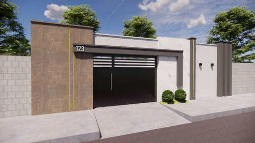 Projeto De Fachada Residencial Completo 10 Metros