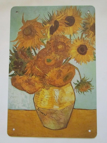 Poster Cartel Placa Van Gogh Girasoles Arte Decoracion Hogar