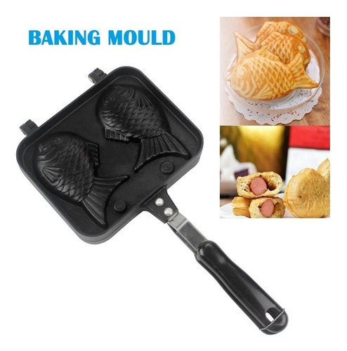 [default] Molde Para Waffles Con Forma De Pescado Taiyaki