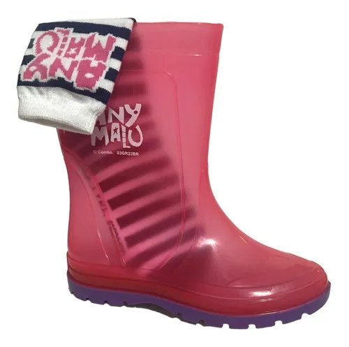 Bota de cheap chuva transparente