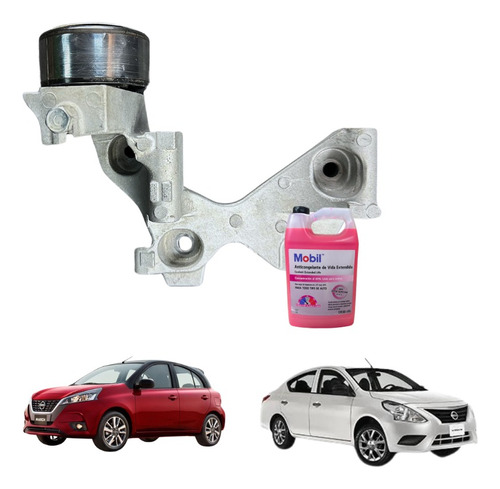 Base Alternador Y Polea Tensora Nissan March 2015-2016-2017