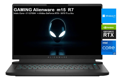 Alienware M15 R7  Core I7-12700h 32gb 1tb 15.6 3070ti Rtx 8g (Reacondicionado)