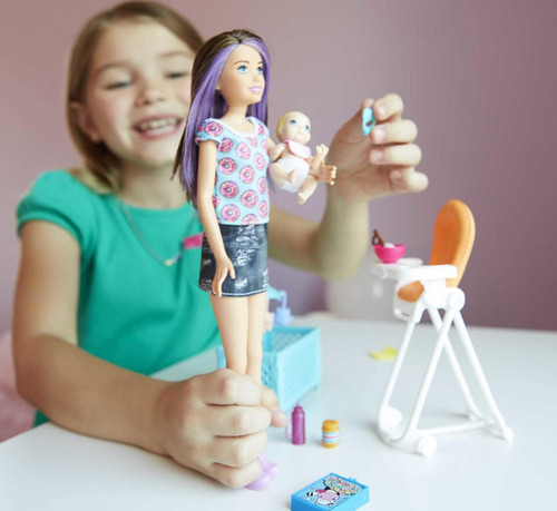 Muñecas Y Accesorios Barbie Skipper Babysitters Inc, Juego C