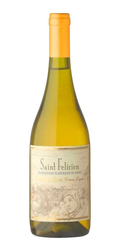 Imagen 1 de 1 de Vino Saint Felicien Chardonnay Roble Blanco 750ml