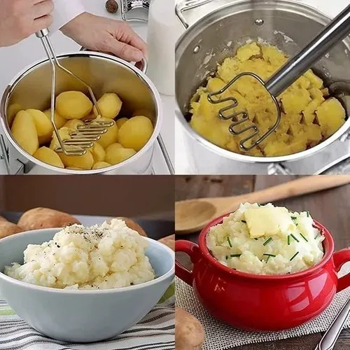 Prensa Papas Moledor Triturador Verduras Pure Acero Inox