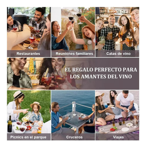 Caja De Regalo Para Un Vino Tinto Con Utensilios De Vino