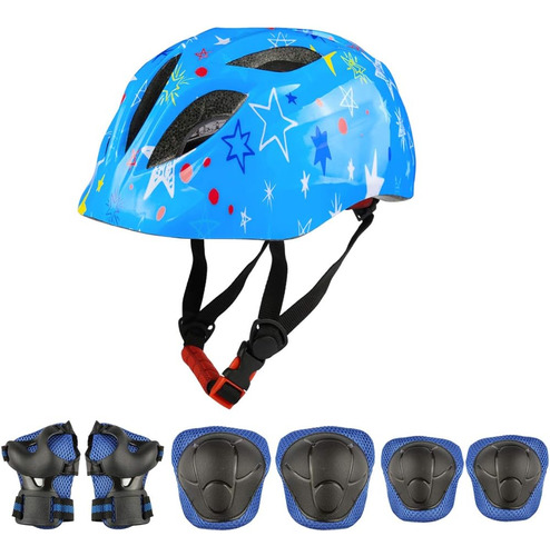 ~? Besmall Kids Helmet Protective Gear Set, Niños De 3 A 7 A