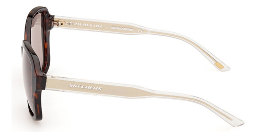 Lentes De Sol Havana Oscuro Polarizados Skechers Se635952h