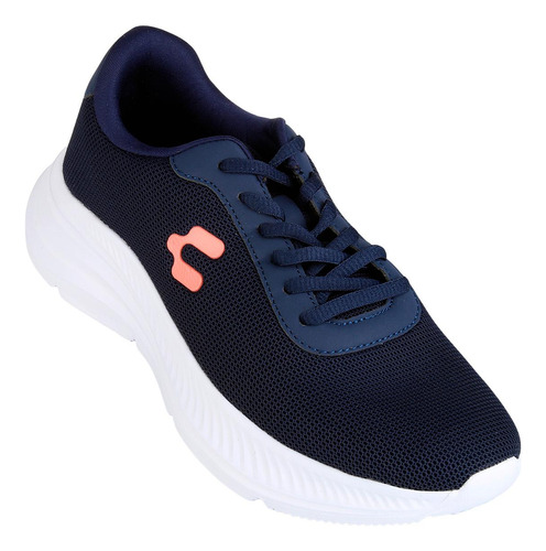 Tenis Deportivo Mujer Azul Textil Charly 02303804
