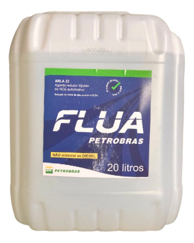Flua Arla 32 Petrobras Galão 20 Litros Redutor Líquidos Nox